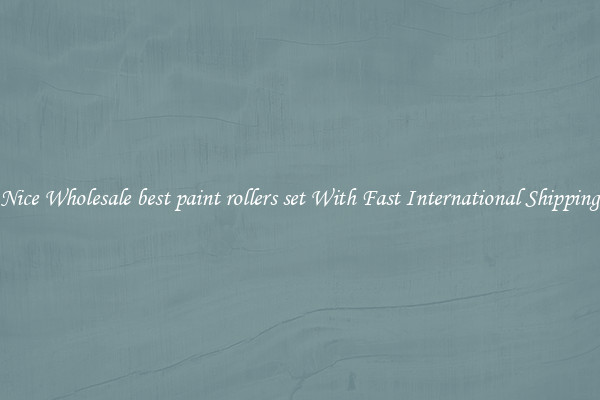Nice Wholesale best paint rollers set With Fast International Shipping