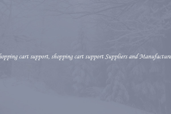 shopping cart support, shopping cart support Suppliers and Manufacturers