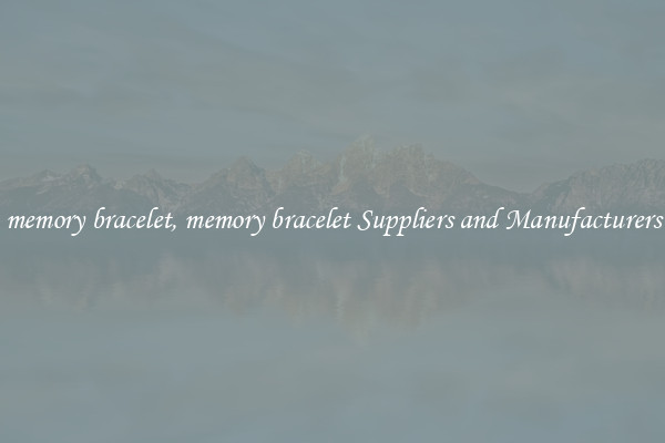 memory bracelet, memory bracelet Suppliers and Manufacturers