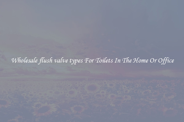 Wholesale flush valve types For Toilets In The Home Or Office